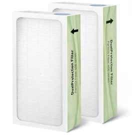 Classic 400 Series Replacement Filter,Compatible with Blueair 400 Series Air Purifier Filter,2-in-1 Pre-Filter H13 Ture Filter,Part # 480i, 402, 403, 405, 410，455EB, 450E Replacement Filter (2PACK)