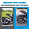 Motorcycle Tail Tidy Fender Eliminator Replacement for CFMOTO CLX700 700CLX