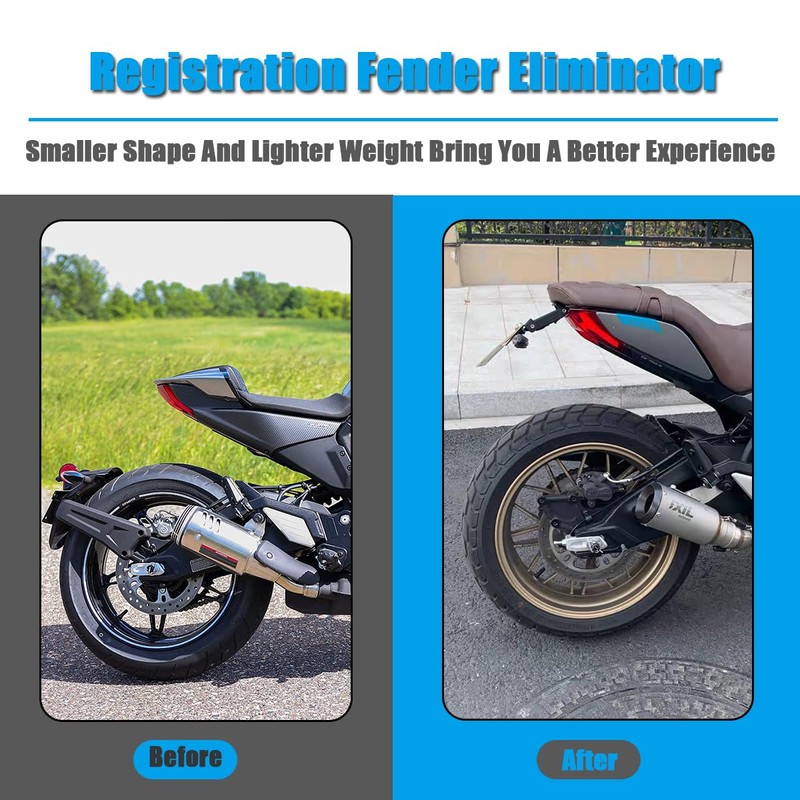 Motorcycle Tail Tidy Fender Eliminator Replacement for CFMOTO CLX700 700CLX