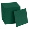 Servilletas de papel desechables para cóctel, color verde, 4 x