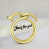 Newstyle WON 18K Gold Plated Knot Ring - Stylish &