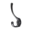10X CLASSIC ANTIQUE INDUSTRIAL STYLE DOUBLE COAT HOOK CAST IRON