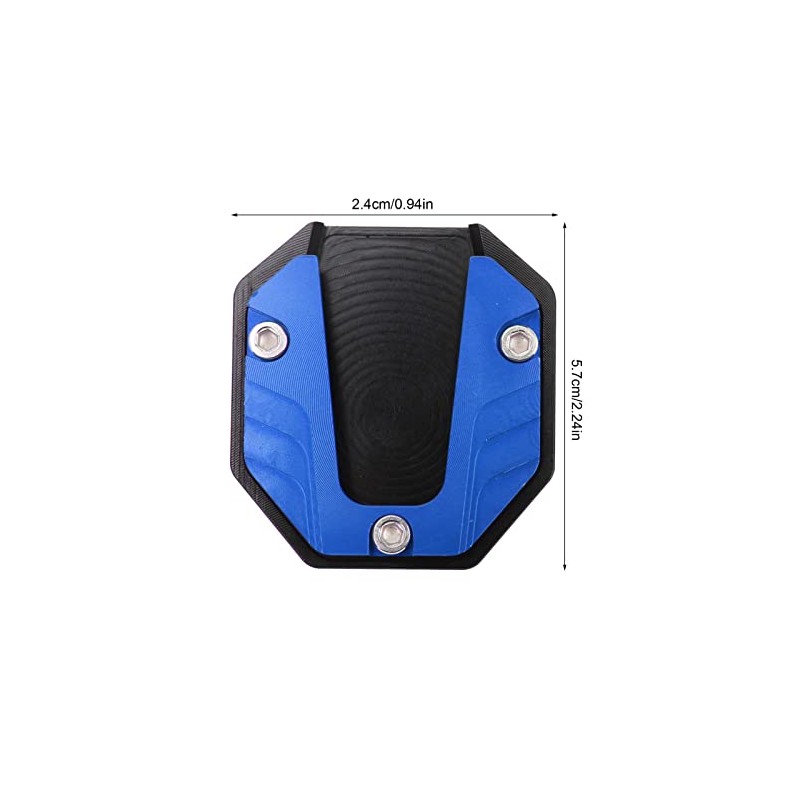 Motorcycle Kickstand Plate, Universal Motorcycle Aluminium Alloy Side Stand Extension