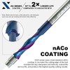 XDENGP 2 Bearings Upcut Spiral Flush Trim Router Bit-UCC244118