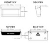 Architectural Mailboxes Cielo™ Vertical Wall-Mounted Mailbox for Outside, Rust-Resistant Galvanized