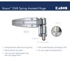 Kason 1248 Spring Assisted Hinge, Flush, 11248000004