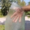 ZOUXIKOU Clear Polycarbonate Roofing Sheet, Plastic UV Resistant Greenhouse Shed