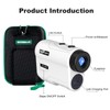 Laser Golf Rangefinder with Slope, Flag Lock Vibration, Rechargeable Range