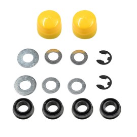 Disenparts Front Wheel Bearings Kit Compatible with John Deere Lawn Mower 3/4 ID Bushing M123811 AM118315 AM127304 M143338 M123253 R27434 GX21931 Fit L100 L105 L107 L108 L110 L111 L118 L120 L130