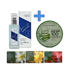 Miel Spicul Ampoule Large Capacity 100ml+Aloe Soothing Gel 300ml+Amore Happy Bath Soap 3ea / 미엘 스피큘 앰플 대용량 100ml+알로에 수딩젤 300ml+아모레 해피바스 비누 3개