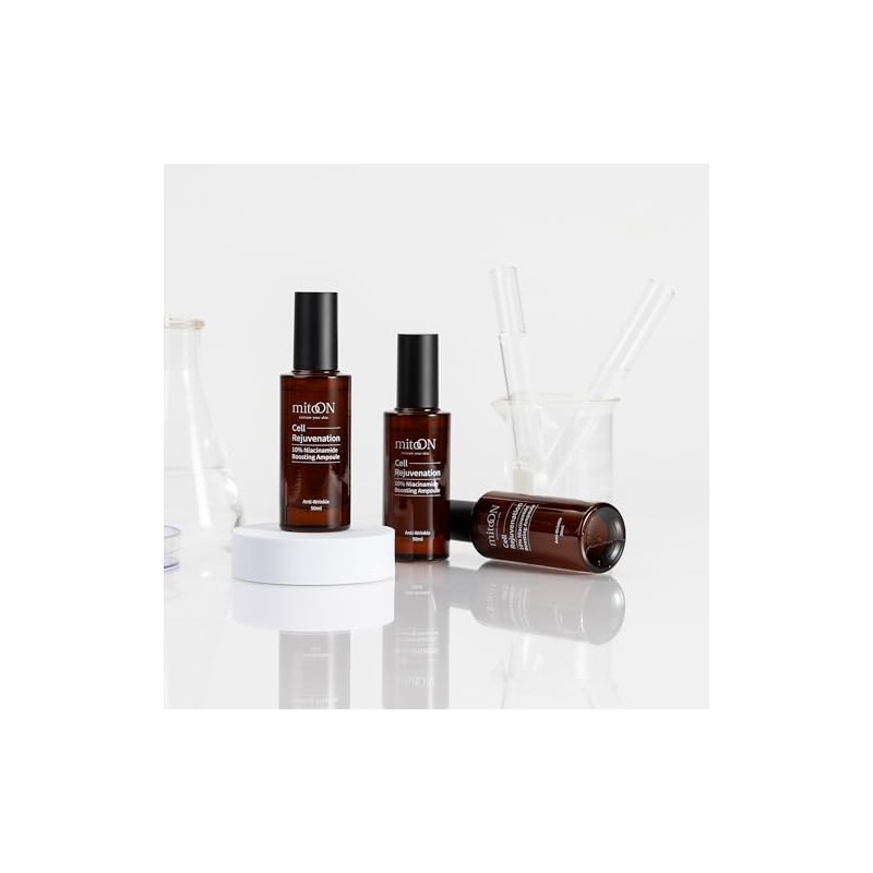 Sérum Antiedad Rejuvenecimiento Celular Mito-On, 50Ml1.69 Fl.Oz 10 Niacinamida, Vitamina
