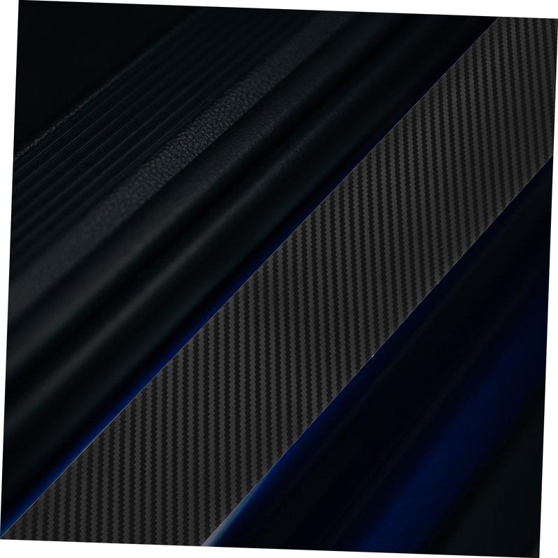 ULTECHNOVO Protective Car Door Sill Stickers 4 Pack Carbon Fiber