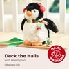 Bearington Christmas Stuffed Animals Christmas Penguin Plush Winter Toy -