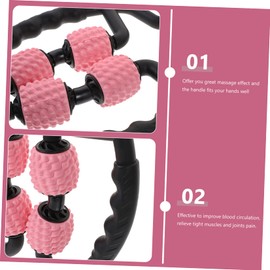 TOVINANNA Shaft Muscle Relaxer Roller Stick for Leg and Arm Massage Massage Tool for Muscle Relief and Fitness for Daily Use Handle Random