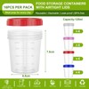 Cozary 16 Pezzi Contenitori Ermetici per Alimenti Piccoli con Graduazione,