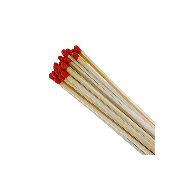 Quality Home Long Wooden Fireplace Matches for Candles, Camping, BBQ
