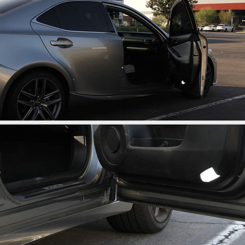Full LED Side Door Panel Courtesy Warning Light Lamp Assembly