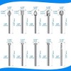 20Pcs Carving Bits Wood Engraving Router Bit with 1/8"(3mm) Shank,
