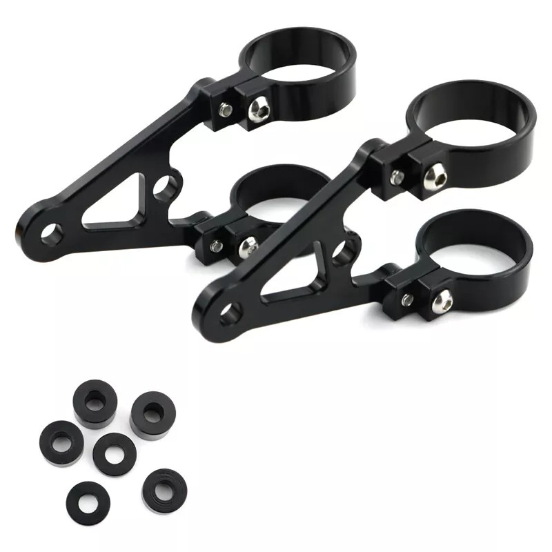 xitomer 41mm Motorcycle Headlight Bracket Front Fork Mount Round Head