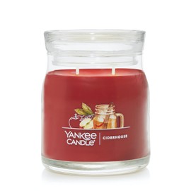 Yankee Candle Ciderhouse Scented, Signature 13oz Medium Jar 2-Wick Candle, Over 35 Hours of Burn Time