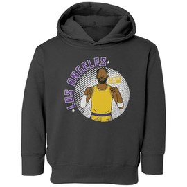 SAILEAD Ayton Los Angeles Inspired Design - Basketball Fans Toddler Hooded Sweatshirt (Black, 2T)