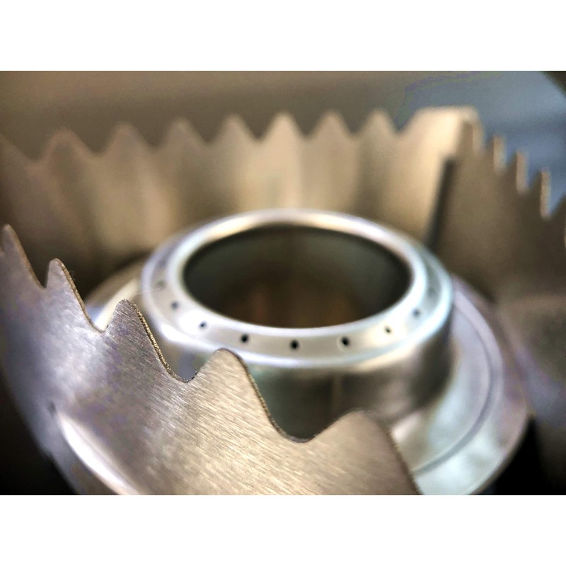 Goshawk Stainless Steel Alcohol Stove Triangle Windshield Bracket Hiking Camping