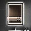 Kosmonia 24x32'' LED Bathroom Mirror with Light, Frameless, Dimmable Front