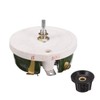sourcing map Wire Wound Ceramic Potentiometer Variable Rheostat Resistor 100W
