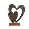 Wooden Decoration "Heart in Heart"