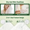 Disposable Face Towels 100 Count, Biodegradable Ultra Soft & Thick