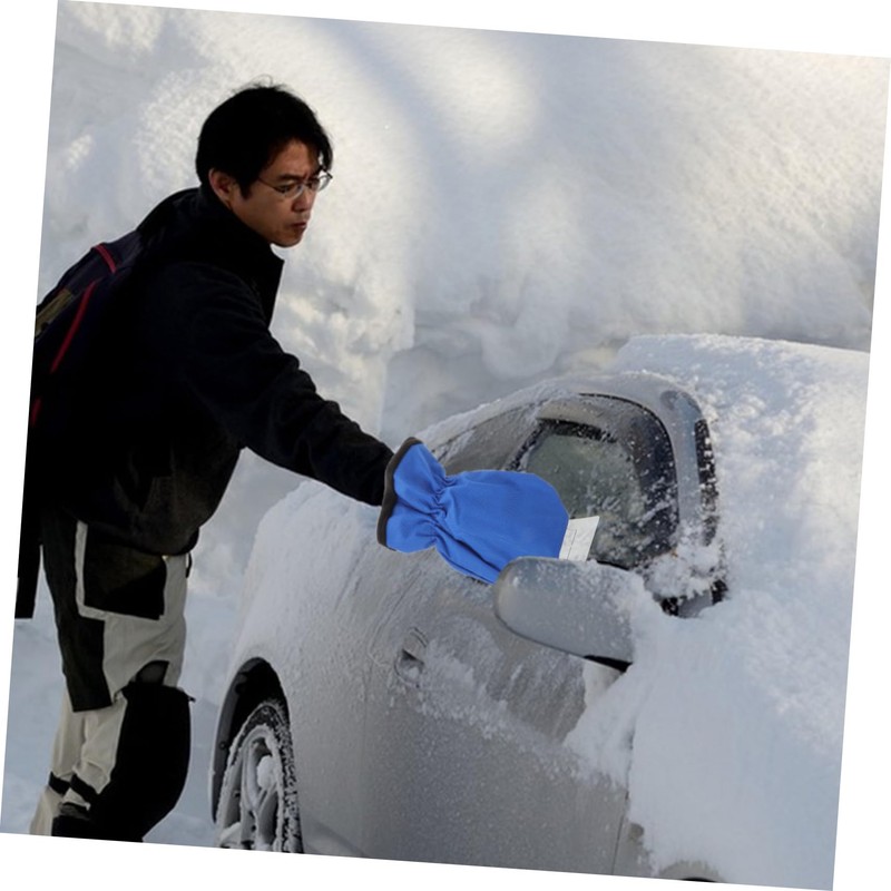 Outanaya One Car Ice Scraper Winter Snow Shovel with Brush