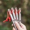 Boundless Voyage Outdoors Titanium Tent Stakes Pegs Camping Anchor Tent