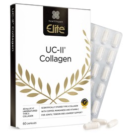 Healthspan Elite Healthspan Elite UC-II? Collagen (60 Tablets) | Contributes to Normal Collagen Formation | Supports Joint Function and Tendon & Ligament Support | Effective Daily dose at just 40 mg UC-II
