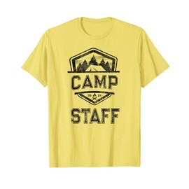 Vintage CAMP STAFF Campground Crew Counselor Nurse Host Team T-Shirt