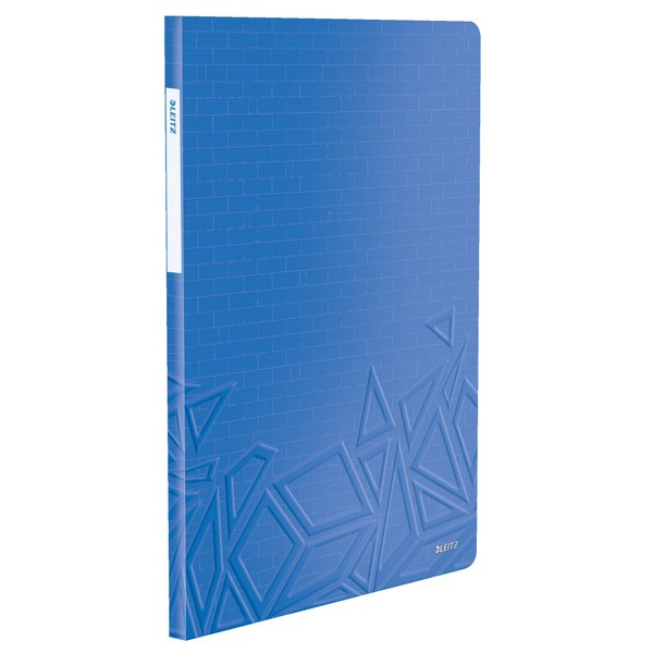 Leitz A4 Display Book, 20 Pockets, 40 Sheet Capacity, Transparent Pockets, Blue, Urban Chic Range, 46510032