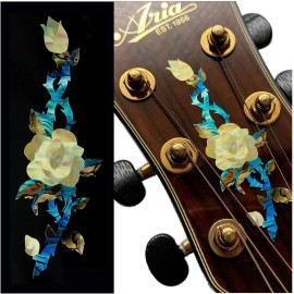 Inlaystickers Super Thin Removable Guitar Inlay Stickers Pet Material Easy Apply No Damage