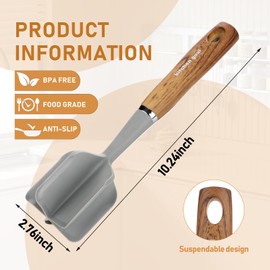 Handle Meat Chopper, Heat Resistant Meat Masher For Hamburger Meat, Ground Beef Smasher, Nylon Hamburger Chopper Utensil, Ground Non Stick Mix Chopper, Potato Masher Tool