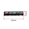 ジータレーシング(ZETA RACING) COMPバーパッド ミニ(220mm) ブラック 簡単取付け 怪我リスク軽減 ダートフリーク Dirtfreak ZE47-9232