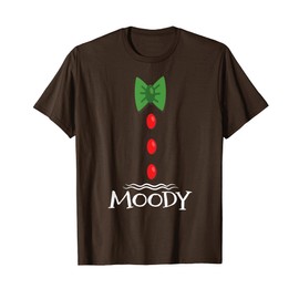 Moody Gingerbread Costume Family Matching Funny Christmas T-Shirt