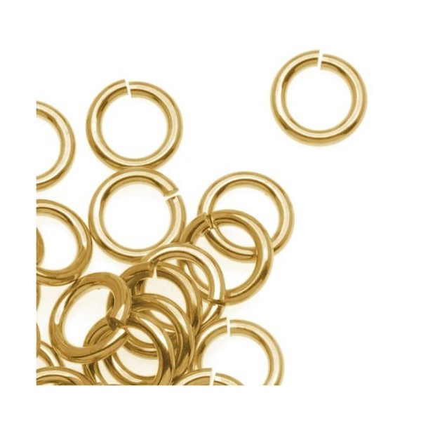Dreambell 20 pcs 14k Gold Filled Round Open Jump Rings