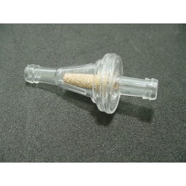 Jurassic Classic Auto Parts 1/4" 6mm Clear Brass Fuel Filter Motorcycle ATV Fits Honda Polaris Suzuki UTV