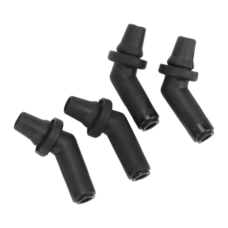 4pcs Sunroof Drain Tube Connector Rubber Black for Range Rover
