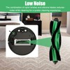 ECOMAID 4 Pack Replacement Multi-Surface Rubber Roller Brushes Compatible for