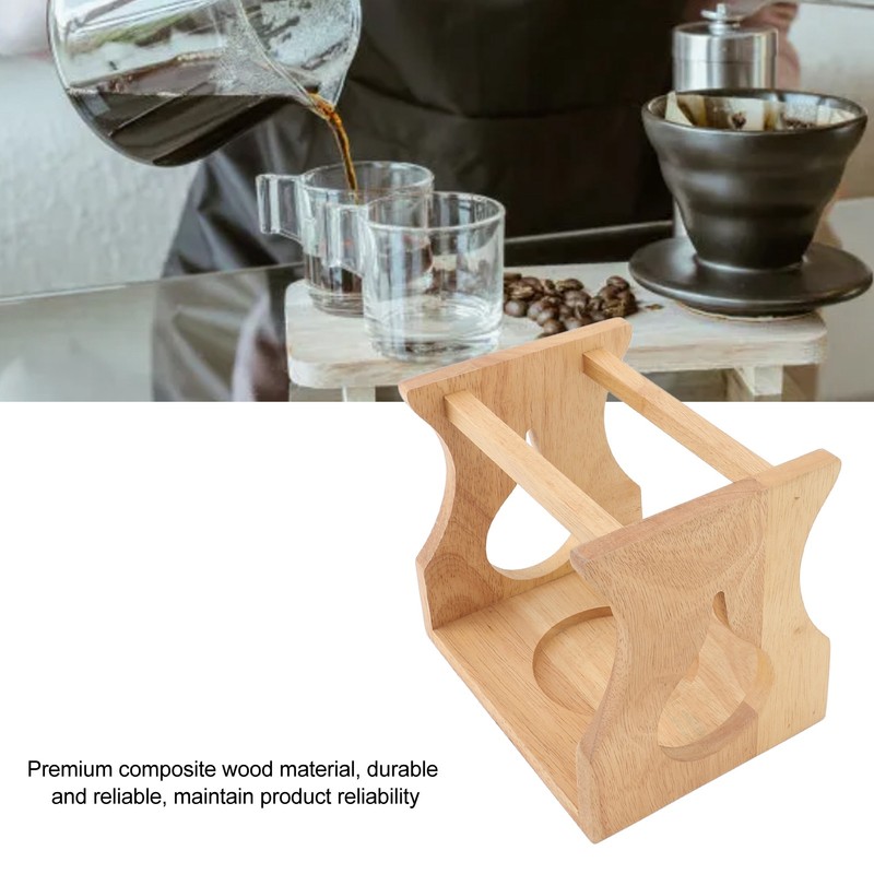 Wood Pour Over Coffee Stand Multifunction Pour Over Coffee Dripper