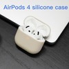 Veirrw for AirPods 4th Case Cover, Soft Skin Silicone Full