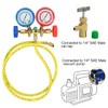 Raomdityat 1PC Diagnostic Manifold Gauge Kit Ideal for R134A, R12,