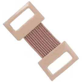 Bandage Clips, 60 Pieces Stretch Metal Clasps for Various Types of Bandages, Interchangeable Wrap Lock Clips, Latex Free Bandages (Coffee)