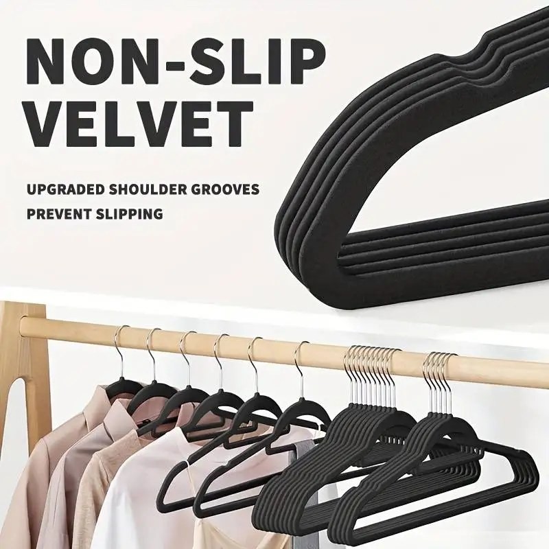 Vellure Velvet Clothes Hanger Space Saving