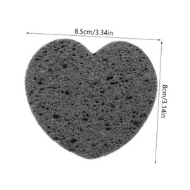 Ipetboom 30pcs Heart Shaped Facial Sponges Travel Face Cleansing Pads for Deep Skin Cleansing and Gentle Exfoliation for Daily Makeup Removal Routine