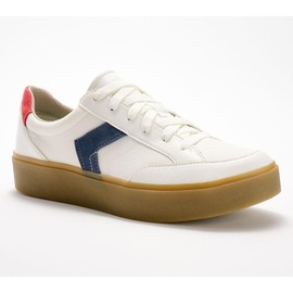 Dr. Scholl's Lace-Up Casual Sneakers - Madison Lace:_White_8 Medium